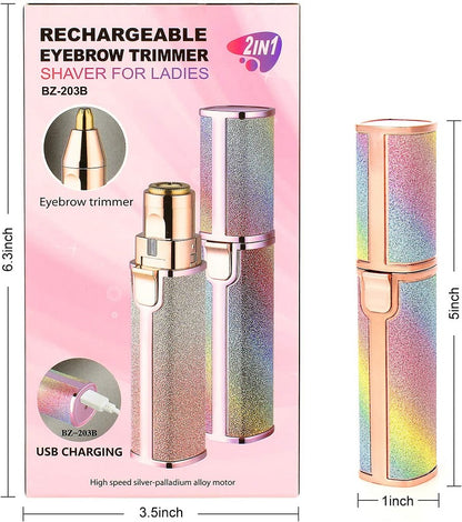 2 in 1 Rechargeable Eyebrow Hair Remover