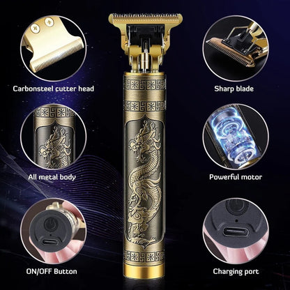 Professional Cordless Hair Clipper & Beard Trimmer