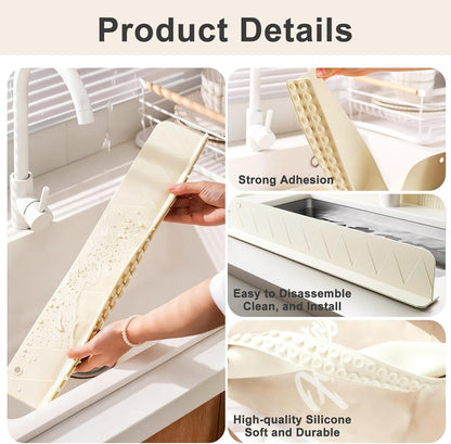 Silicone Sink Splash Guard Set