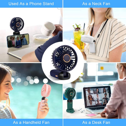 Portable Handheld Fan with 4000mAh Rechargeable Battery