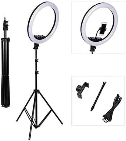26cm LED Selfie Ring Light with Adjustable Tripod Stand