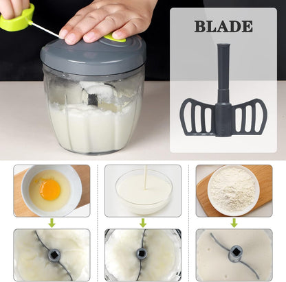 900ml Manual Food Chopper