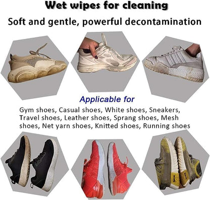 Shoe Cleaning Wipes 80 Count