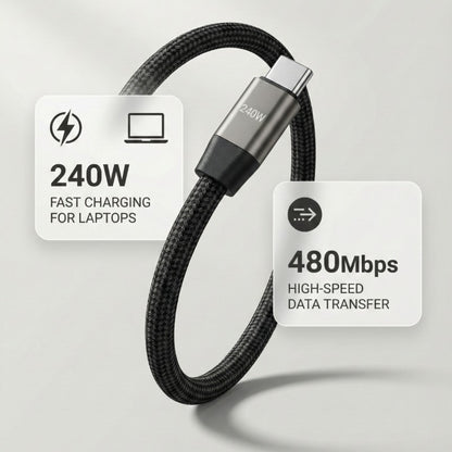 240W Type-C to Type-C Fast Charging Cable